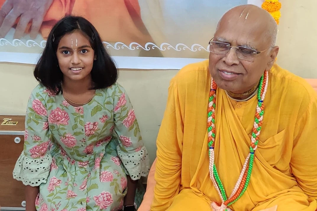 Zenith devotee with H.H. Lokanath Swami Maharaj