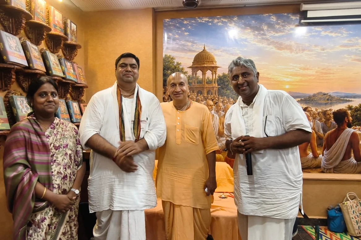 Zenith devotees with H.G. Gauranga Das Prabhu