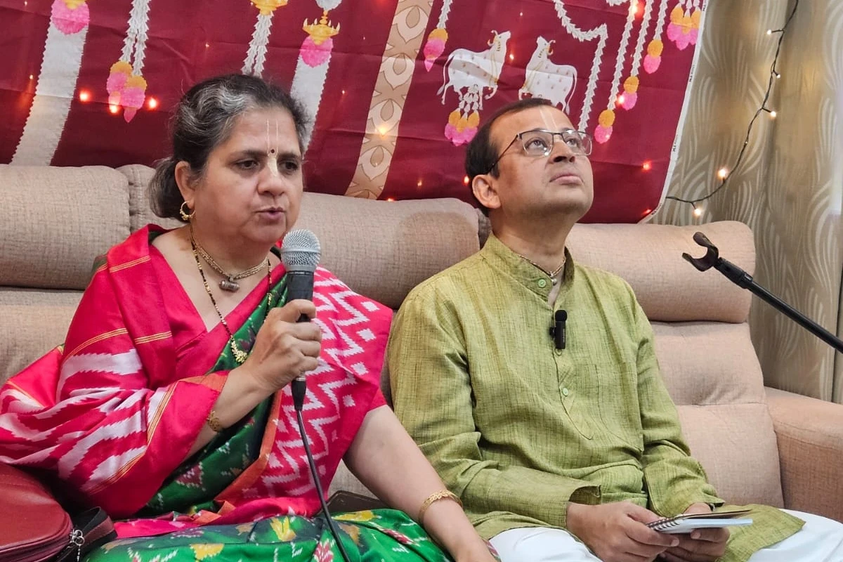 H.G. Dwarkadhish Prabhu and Vishakhapriya Mataji