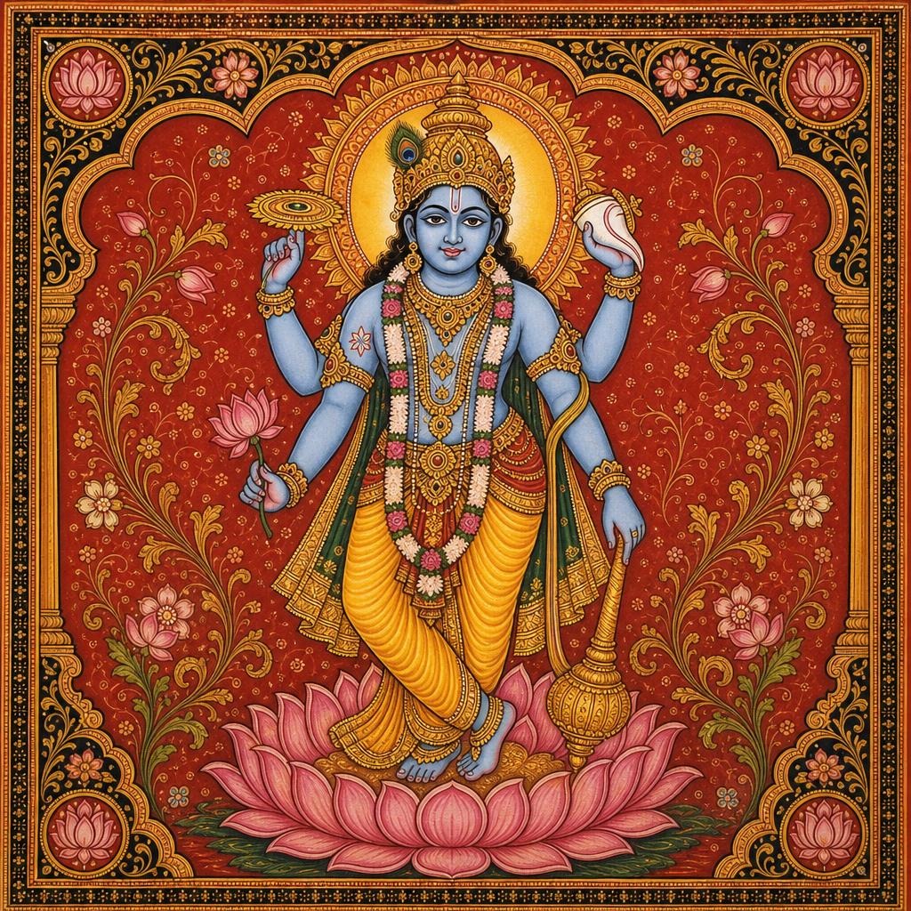 Lord Sri Vishnu as Purushottama